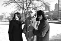 Marina Abramovic, Ulay and director Damjan Kozole in Berlin, 2012, copyright Emil Kozole